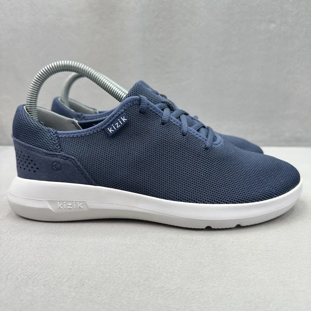 Kizik Madrid Womens Size 7.5 (D) Shoes Blue Hands Free Slip On Comfort Sneakers